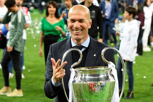 Zidane con la Champions League