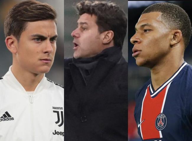 Dybala Pochettino y Mbappé