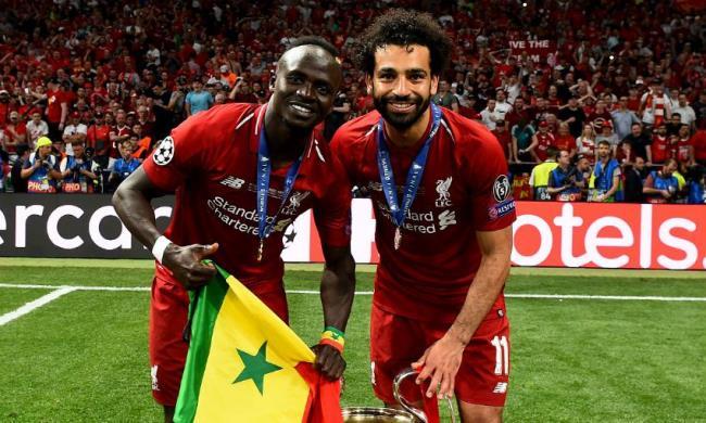 Sadio Mané y Mohamed Salah