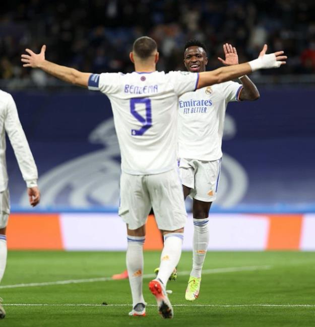Benzema y Vinicius