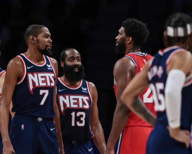 Durant, Harden y Embiid