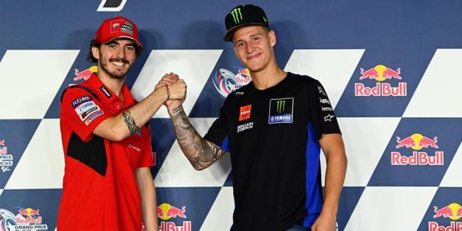 Bagnaia y Quartararo