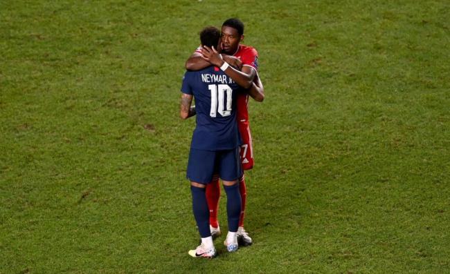 Neymar y Alaba