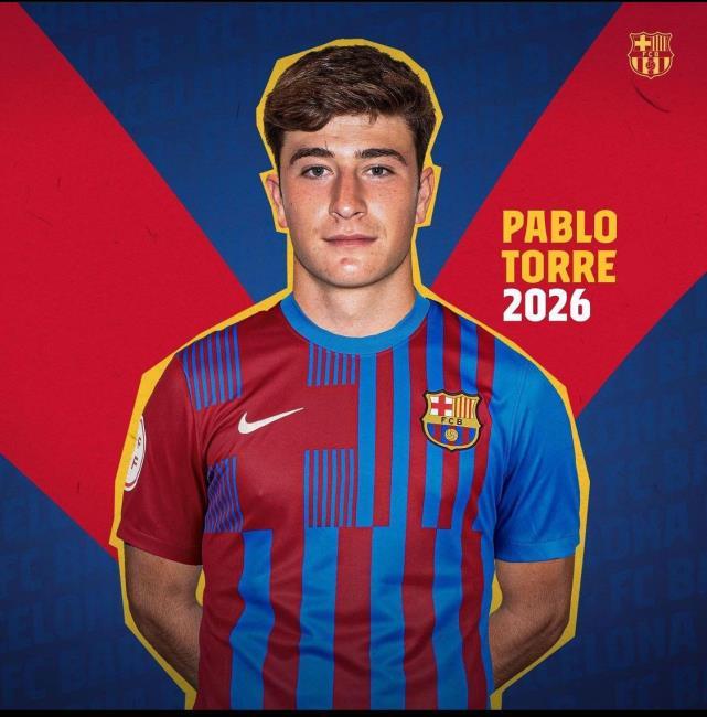 Pablo Torre, nuevo jugador del FC Barcelona