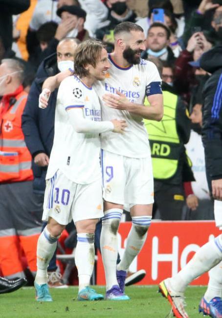Modric y Benzema