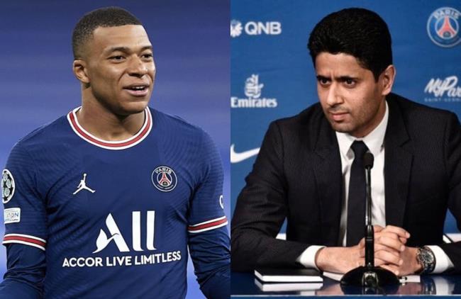 Mbappé y Al-Khelaïfi