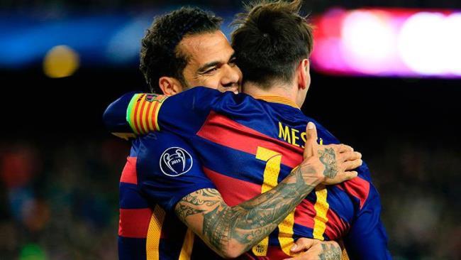 Messi y Alves