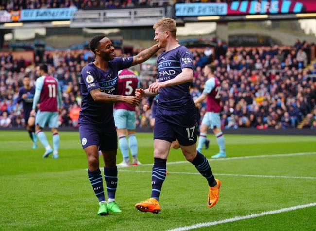 Sterling y De Bruyne