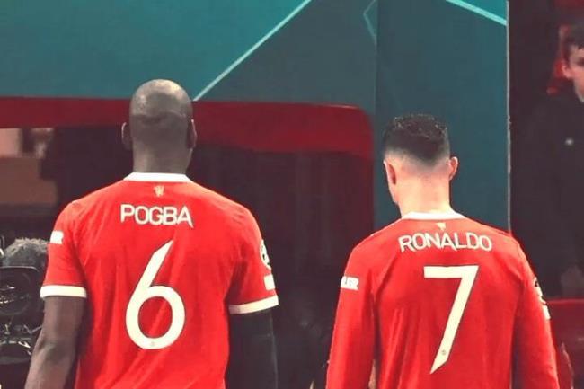 Pogba y Cristiano Ronaldo
