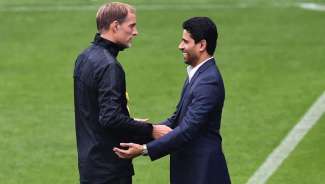 Tuchel y Al-Khelaïfi