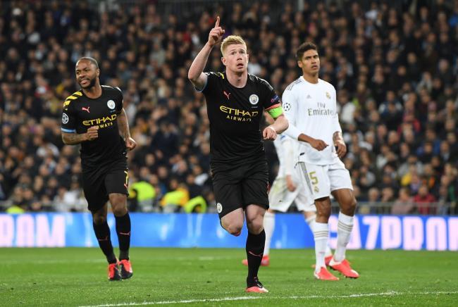 de Bruyne ante el madrid