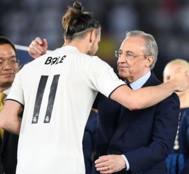 Bale y Florentino Pérez