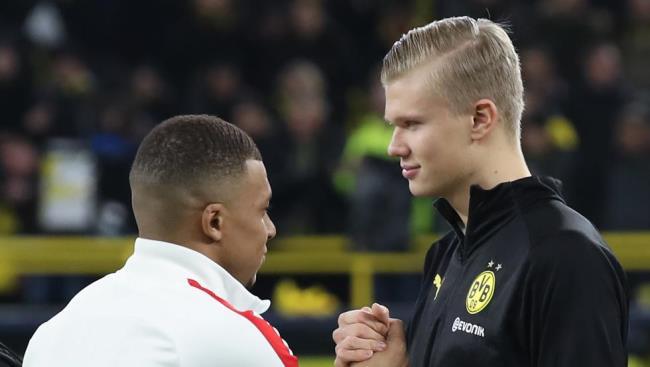 Haaland y Mbappe