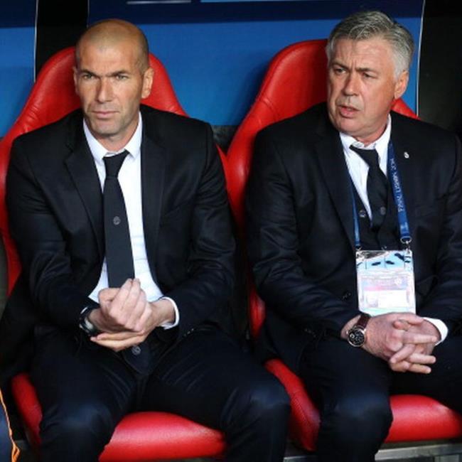 Ancelotti y Zidane