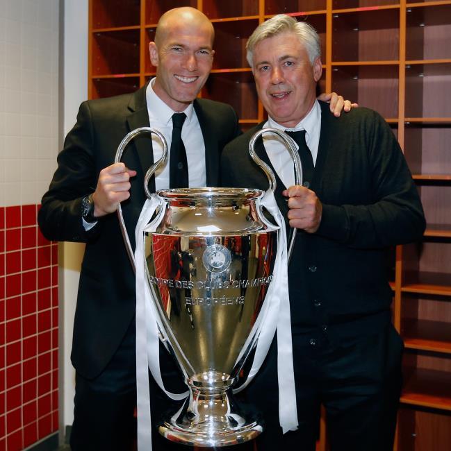 Ancelotti y Zidane