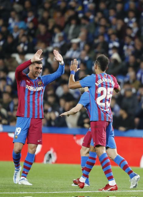 Ferrán Torres y Aubameyang