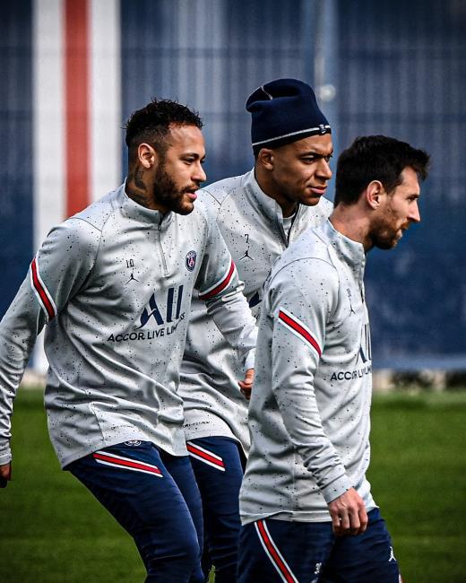 Mbappé, Messi y Neymar Jr