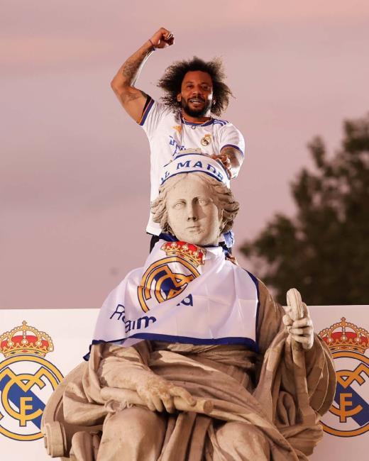 Marcelo en la Cibeles