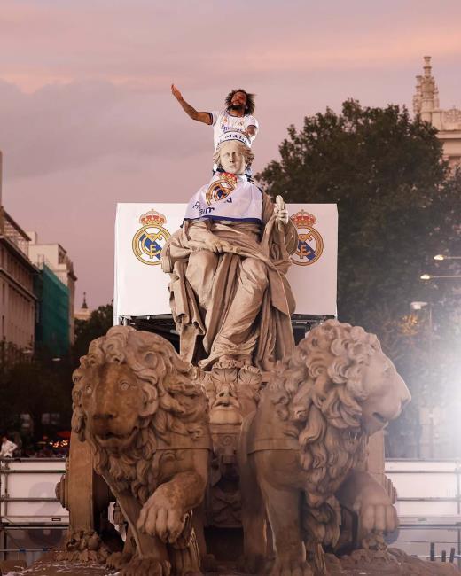Marcelo en la Cibeles