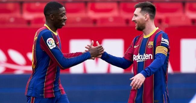 Messi y Dembélé