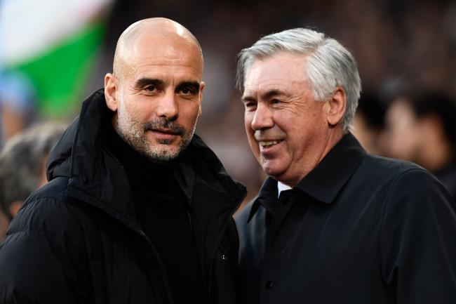 Guardiola y Ancelotti