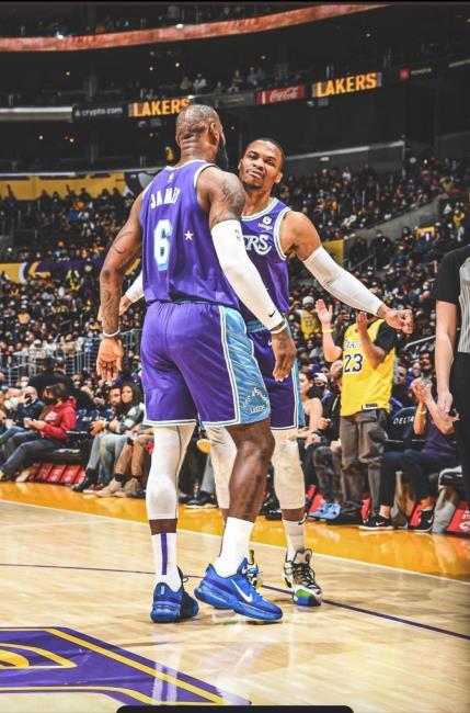 LeBron y Westbrook