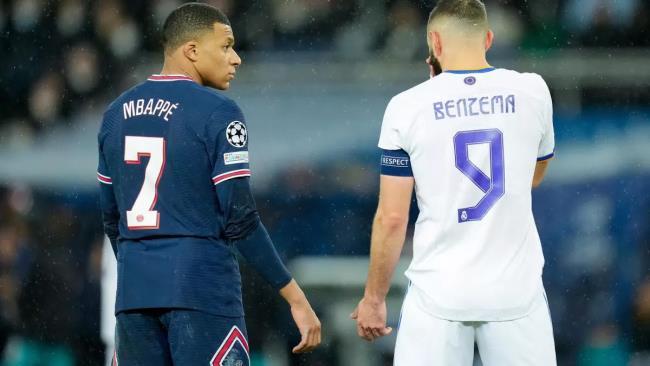 Mbappé y Benzema