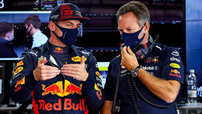 Horner y Verstappen