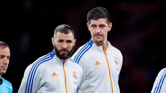 Benzema y Courtois