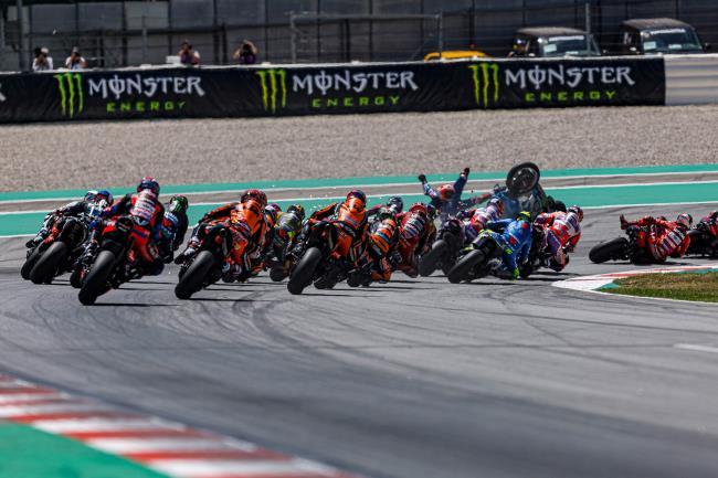 Incidente de Nakagami con Bagnaia y Rins