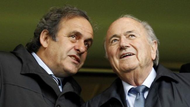 Blatter y platini