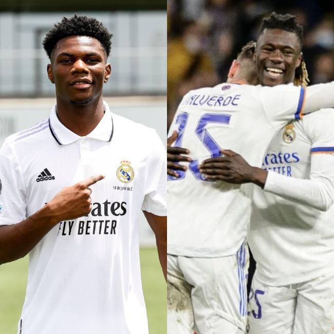 Tchoauméni, Camavinga y Valverde