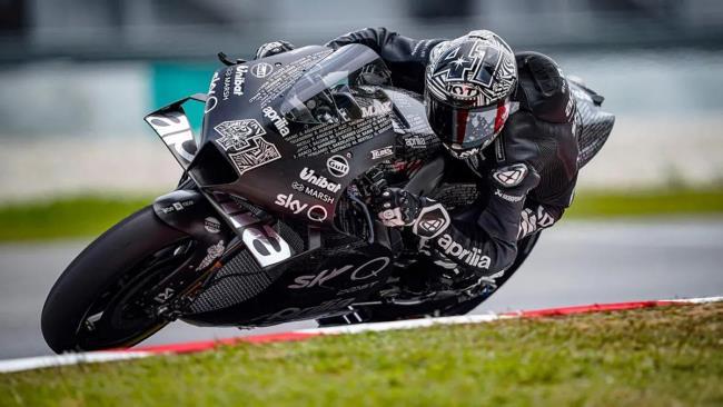 Aleix Espargaró en la Aprilia