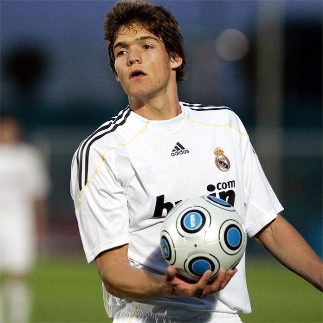 Marcos Alonso en su etapa en el Real Madrid