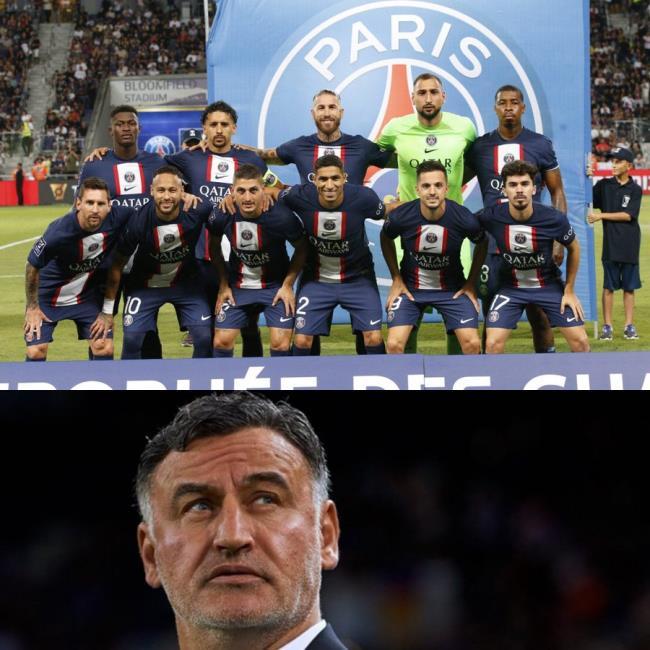 Christophe Galier y la alineación del PSG