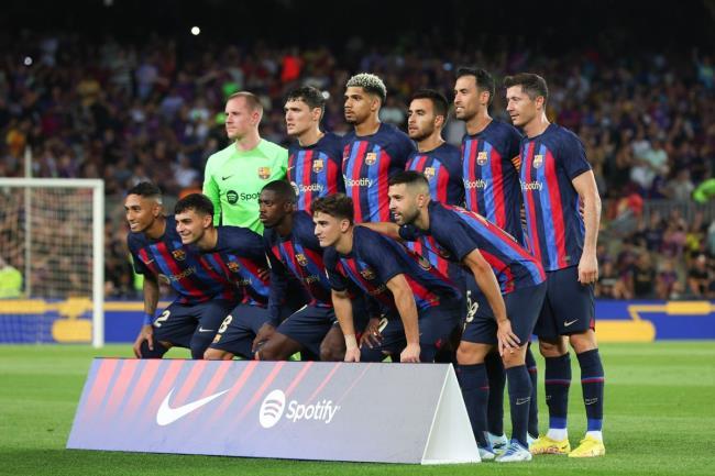 Primer once del Barça en Liga