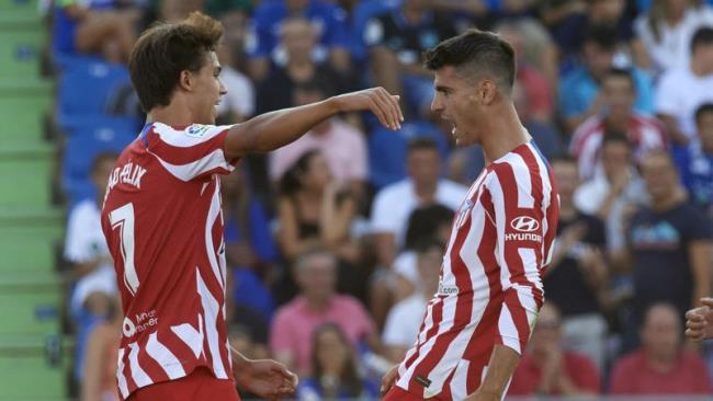 Álvaro Morata y Joao Félix