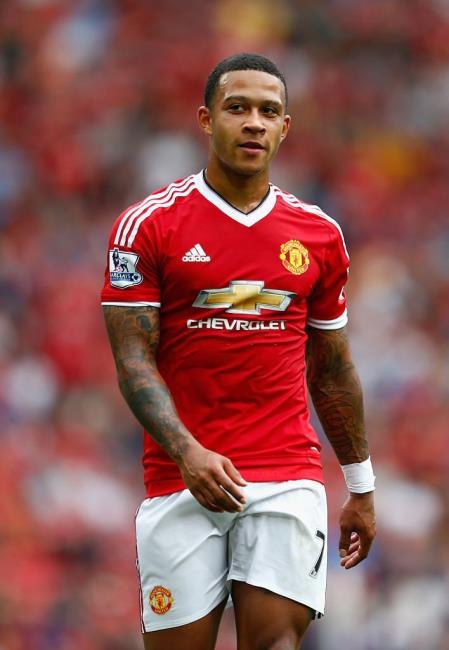 Depay durante su etapa en el Manchester United