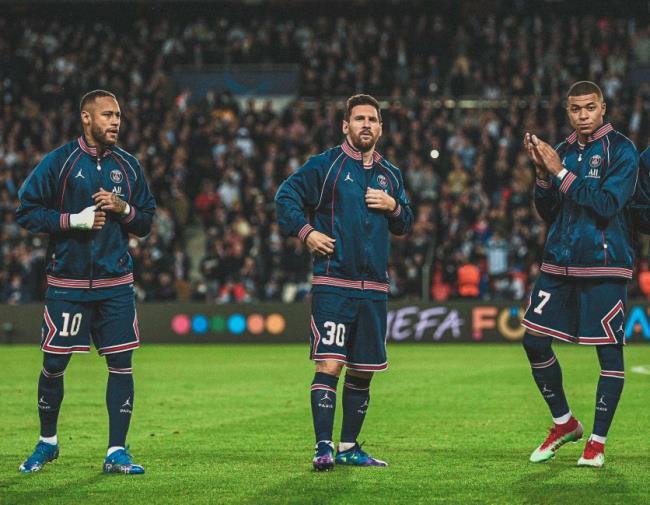 Messi, Neymar y Mbappé