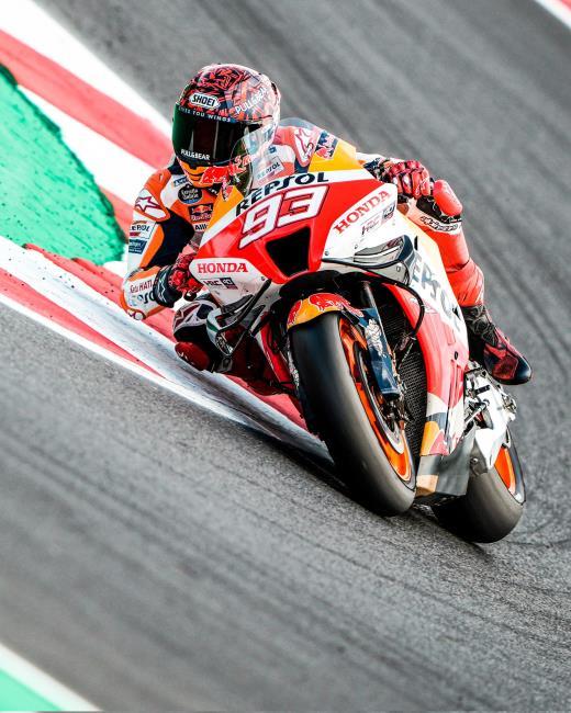Marc Márquez en la Honda