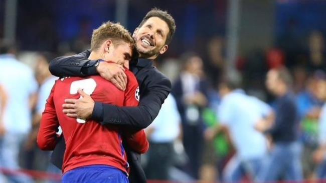 Griezmann y Simeone