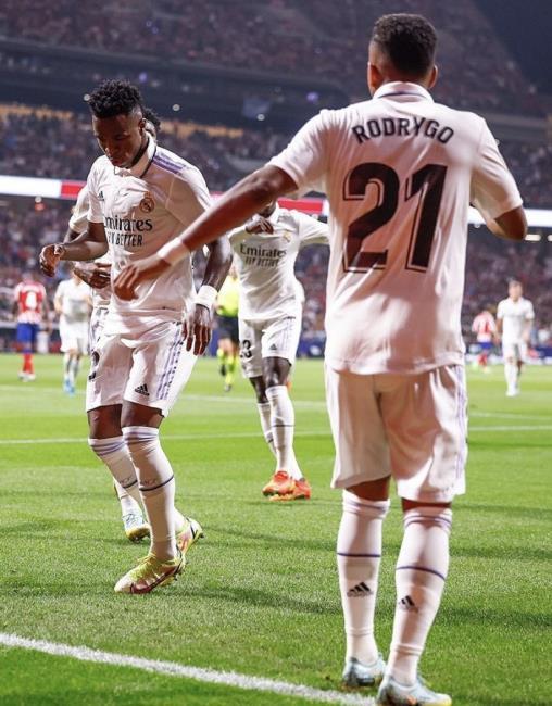 Rodrygo y Vinicius