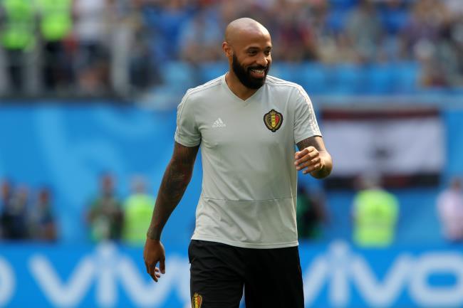 Thierry Henry, miembro del cuerpo técnico de la selección belga