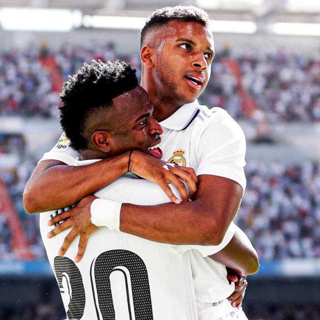 Vinícius y Rodrygo, compañeros en el Real Madrid