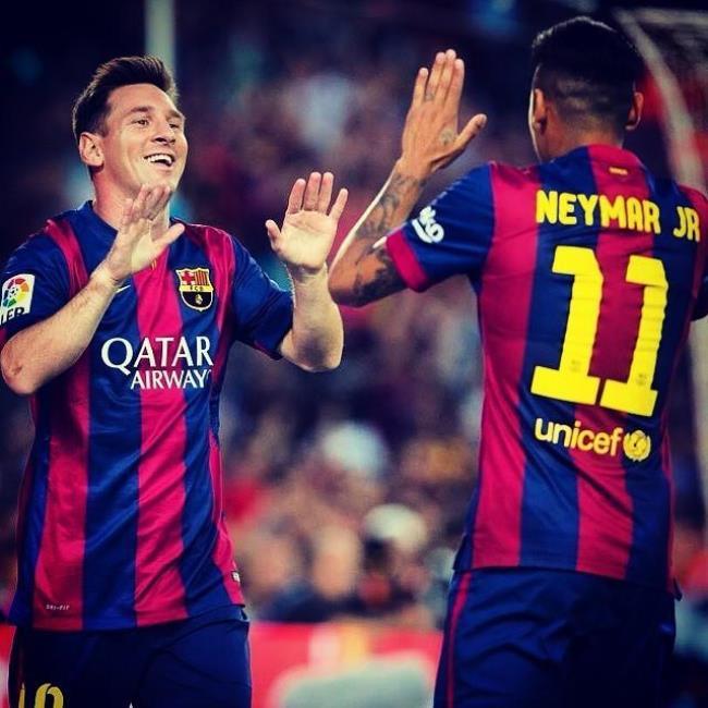 Messi y Neymar