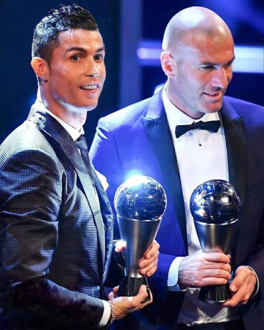 Zidane y Cristiano Ronaldo