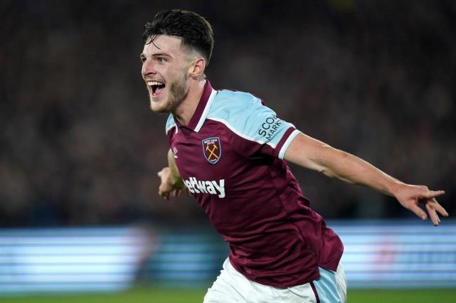 Declan Rice, futbolistsa del West Ham United