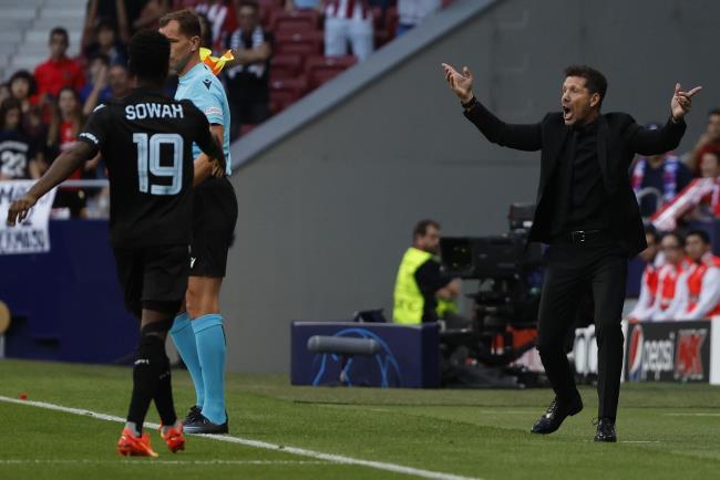 Simeone, entrenador del Atlético de Madrid