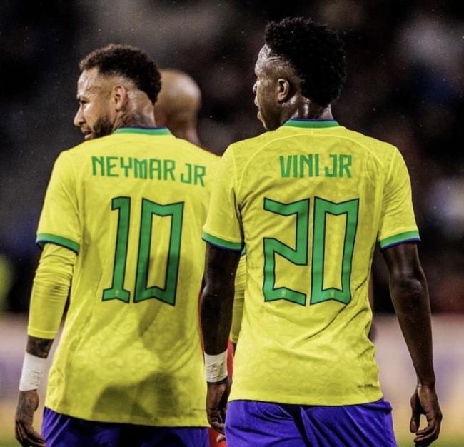 Neymar y Vinicius
