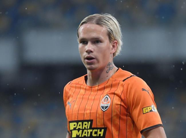 Mudryk, futbolista del Shakhtar Donetsk